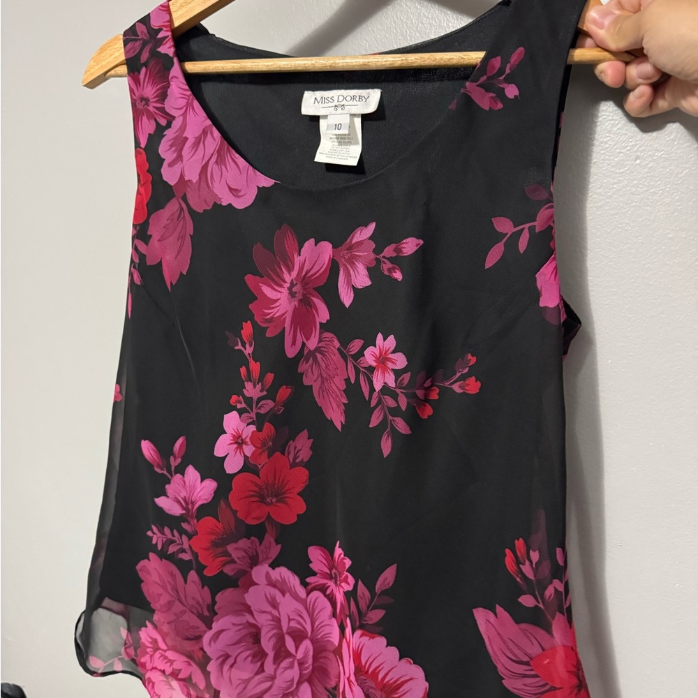 Vintage Miss Dorby floral top